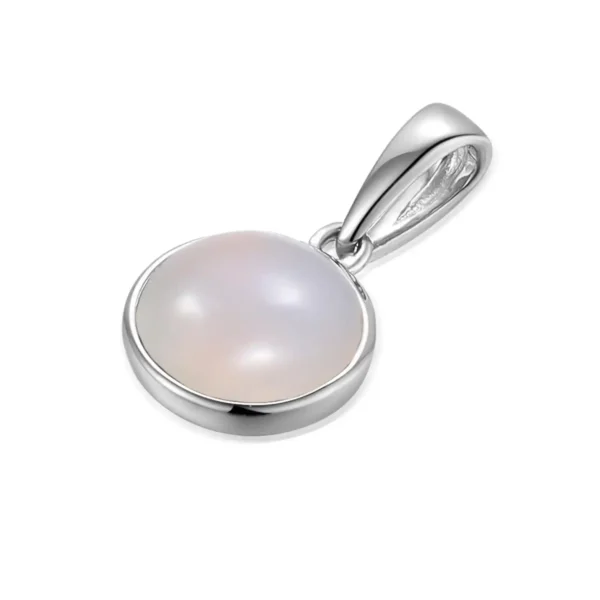 Cabochon Collectie Hanger Ronde Chalcedoon