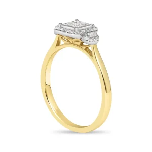 Alternative view of Princess Ring 30-0.14 H SI/5-0.10 Pri/6-0.09 Bag