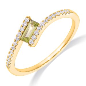 Fantasie Kleursteen Ring 24-0.12 H SI/1-0.23 Peridoot